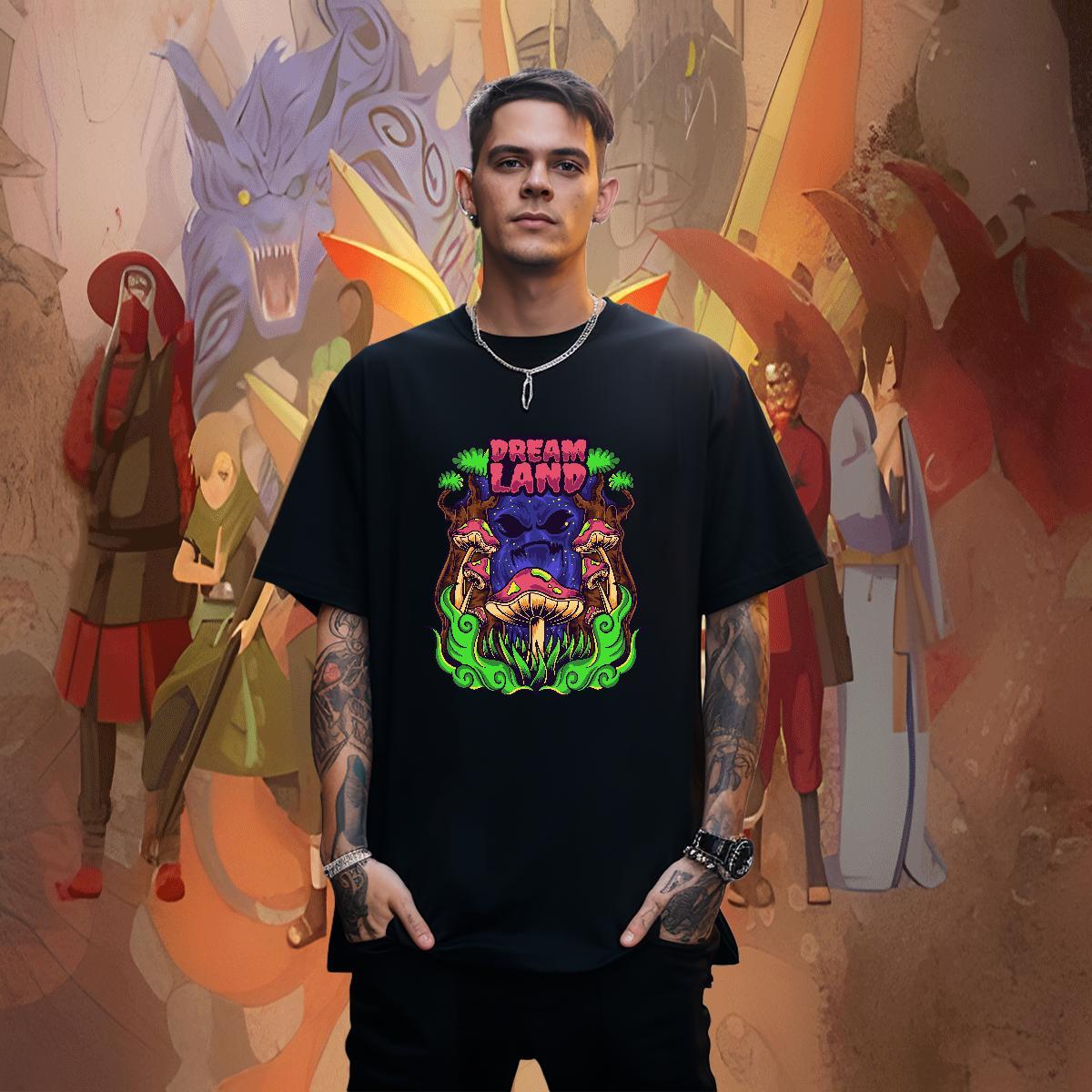 Free Shipping Couples T Shirts 230g Pure Cotton Anime Printing Street ET White Plus Size Breathable Short Sleeve 2024 New Man T Shirts Tops