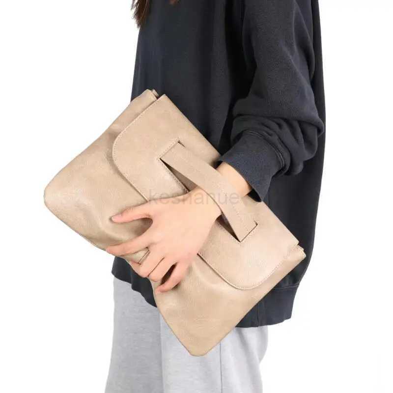 Womens Clutch Bags Solid Color PU Leather Envelope Bags Ladies Commuter Business Large Capacity Handbags Banquet Party BagsXJ240729