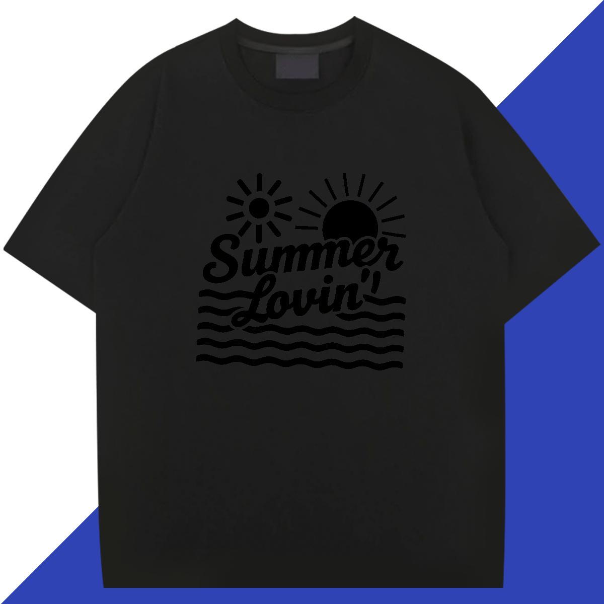 Classic Men Tshirts 100% Cotton 230g Hip Hop Street letter Custom Cartoon Breathable Short Sleeve New Mens T Shirts Top Tees