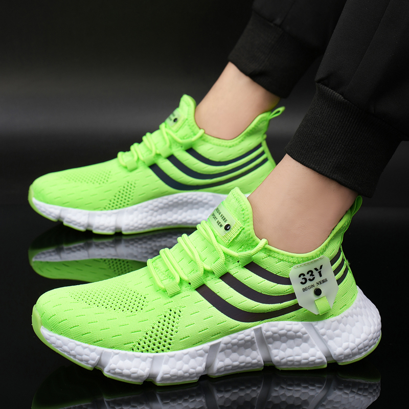 Casual Men Sneakers Summer 2023 Comfortable Man Running New Sports Breathable White Quality Brand Lightweiht Tennis Shoes 8D8b