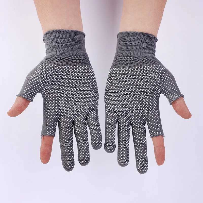 Neutral Half Finger Handguard Anti slip Breathable Fitness Gym Pilates Warm Fitness Yoga GlovesW241018