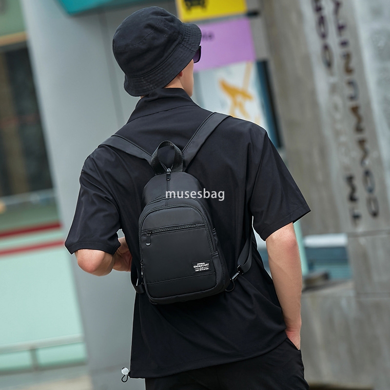 National tide mini mini backpack men's chest bag dual-use fashion brand lightweight outdoor sports travel small backpack men bag women