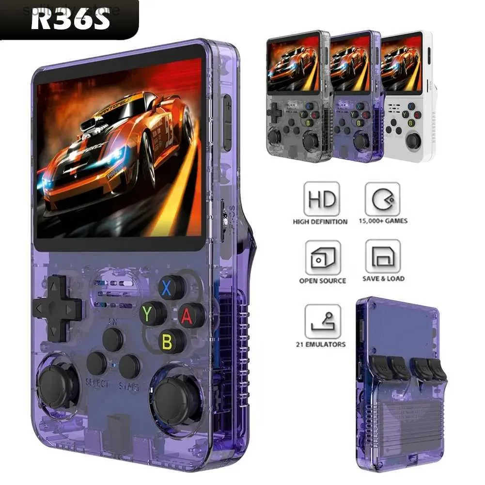 Hot Selling R36S Handheld Game Console 3.5 Inch HD IPS Screen Built-in 15000 Classic Retro Games Linux System Portable Pocket Video Game Player