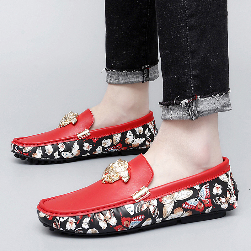 Designer Men's Genuine Leather Loafers: Casual, Brand Shoes for Men and Women 4