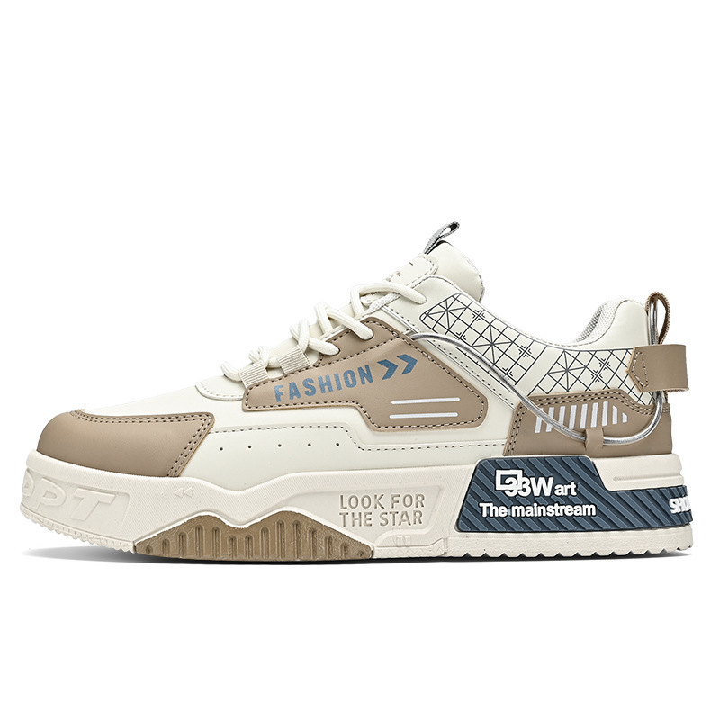 Men Casual Fashion Low-top Thick Sole Retro Style Versatile Niche Designer Shoes Trendy Triple NEW hot Black Blue Khaki Free shipping