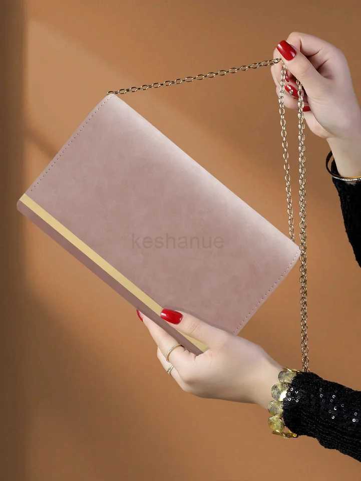 Elegant evening clutch. Womens chain shoulder bag. Charming light. Mini clutch. PU square bag dinner bagXJ240730