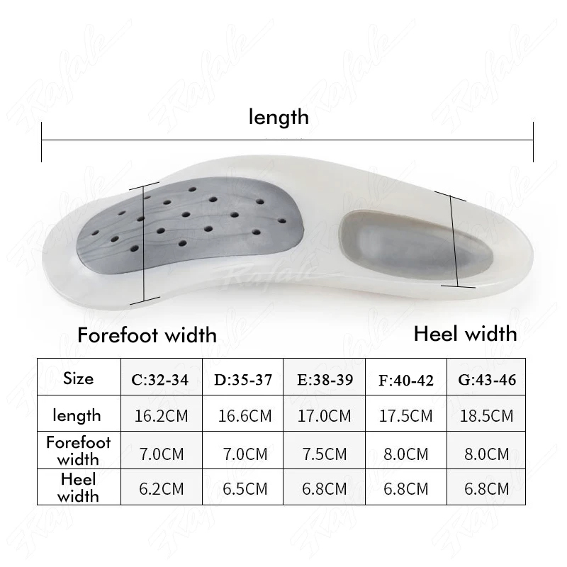 Orthotics Cubitus Varus Orthopedic Insoles Feet Pads Care Flatfoot Correction Arch Support New Orthopedic Cushion Massage Insert