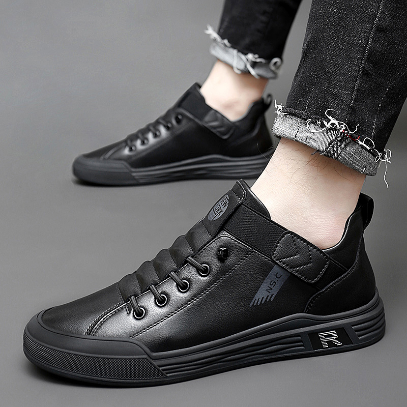 2023 New Mens Casual Shoes Fashion Designer Men's Shoes Luxury Brand Black Sneakers Shoes High Quality Walking Flats Vulcanized