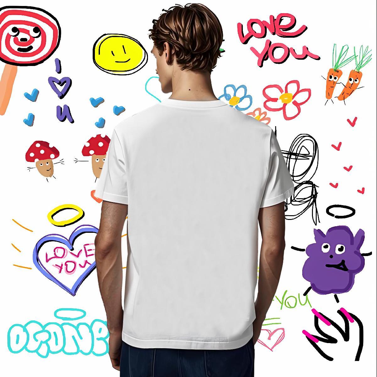 Classic Casual 230g Pure Cotton T-Shirts eagle Daily Outfit Couples T Shirts Tee Shirt Crew Neck Breathable Brand Oversized 3XL 4XL