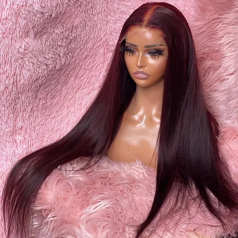 32 Inch Medium Brown Hd Lace Frontal Wig 13x6 Human Hair For Women 13x4 Straight Lace Front Wig Bob Glueless Ready to Wear Wholesale