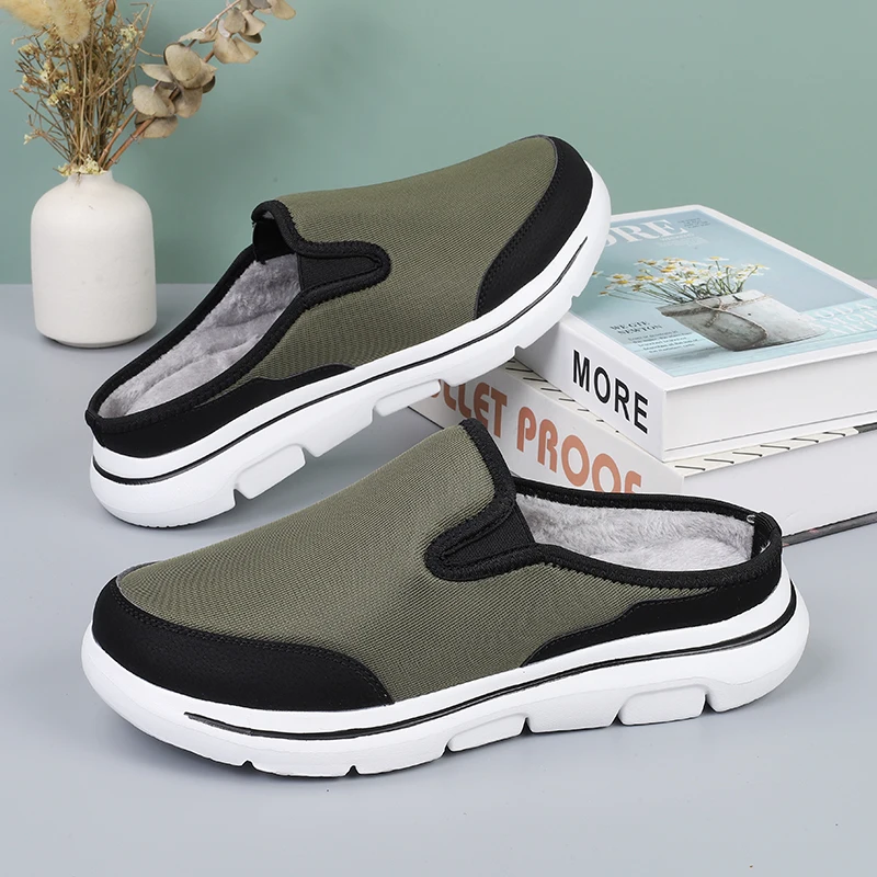 Men Shoes Plush Keep Warm Winter Sneakers Lightweight Shoes for Women Add Cotton Slippers Zapatos De Hombre Slip-on Female Shoes