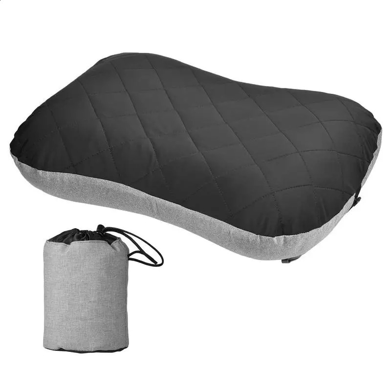 Portable Ultralight Camping Pillow Iatable TPU Camping Iatable Pillow Convenient Outdoor Camping Travel Napping Air Pillow 240730