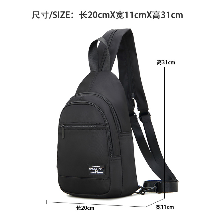National tide mini mini backpack men's chest bag dual-use fashion brand lightweight outdoor sports travel small backpack men bag women