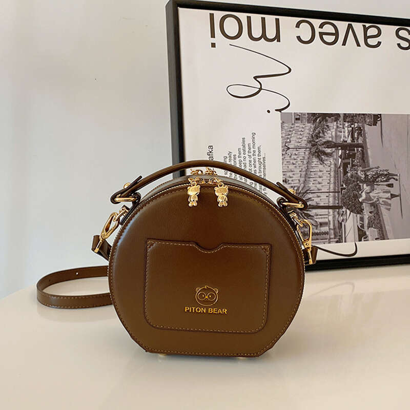 Ladies' handbag Internet celebrity design female popular crossbody Fashion super trend circle casual round shoulder bag