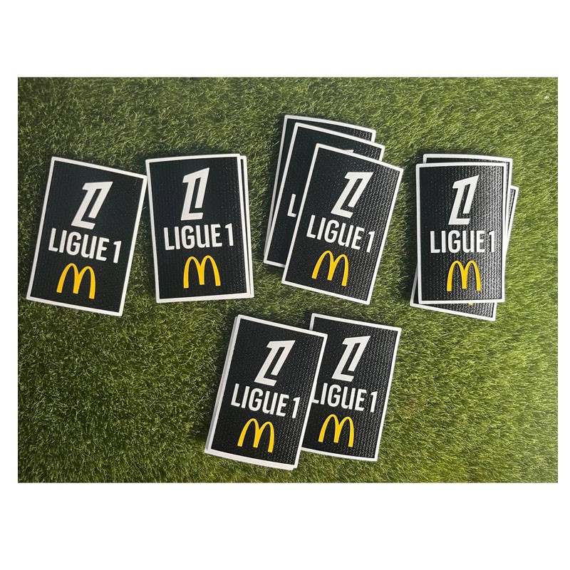 2024 Ligue 1 Patch Lextral and Silicone Material Soccer Badge