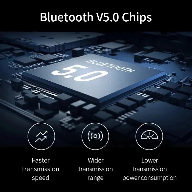 Bluetooth Earphones Wireless Earbuds Touch Sport Headphones TWS Headset In-Ear With Charging Box for iPhone Xiaomi Samsung Mobile Smart Cell Phone