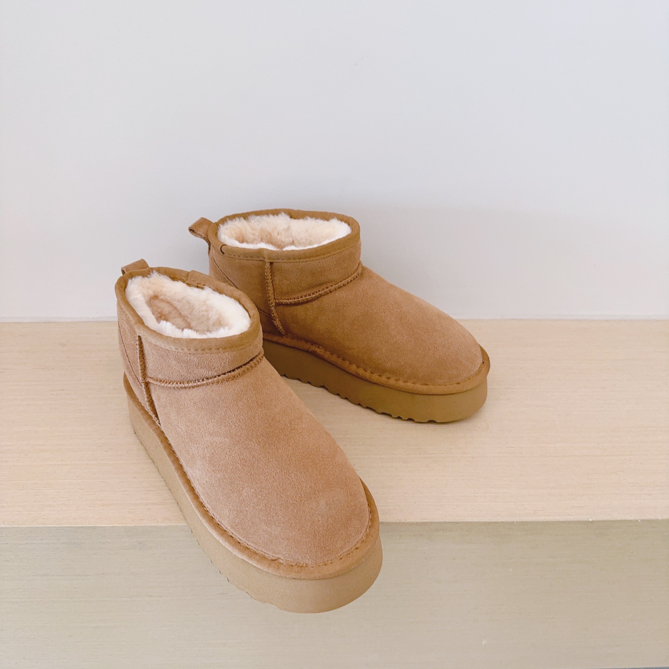 Designer Classic Ultra Mini Boots Snow Boot Platform Women Men Fur Sheepskin Tasman Tazz Chestnut Sand Mustard Seed Beige Driftwood