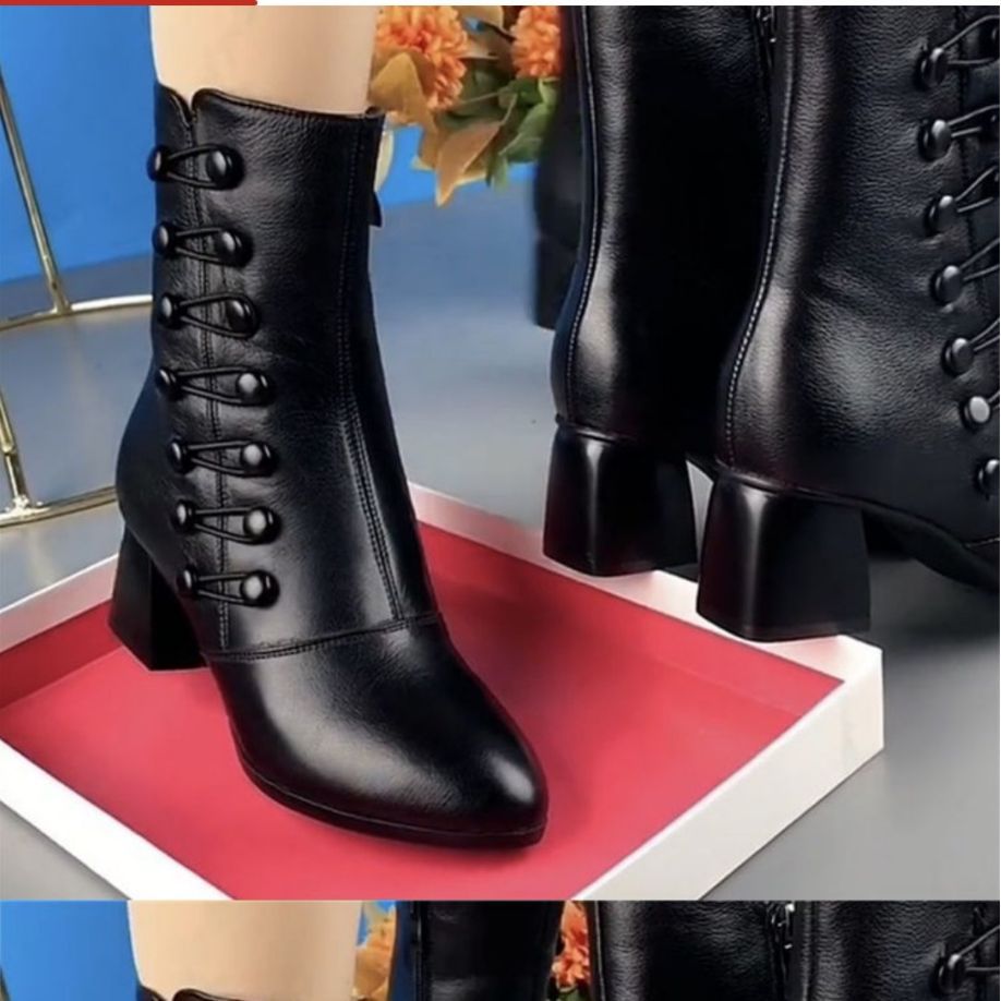 New 2023 Winter High Heels Women Fashion Sexy Warm Ankle Boots Designer Pumps Shoes d203