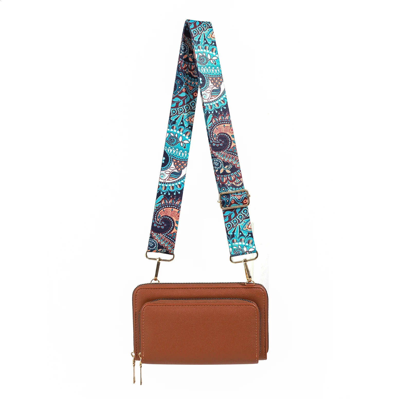 PT030,The colorful and fancy womens bag accessories are adjustable in decoration the long shoulder strap is a single cross body 240729