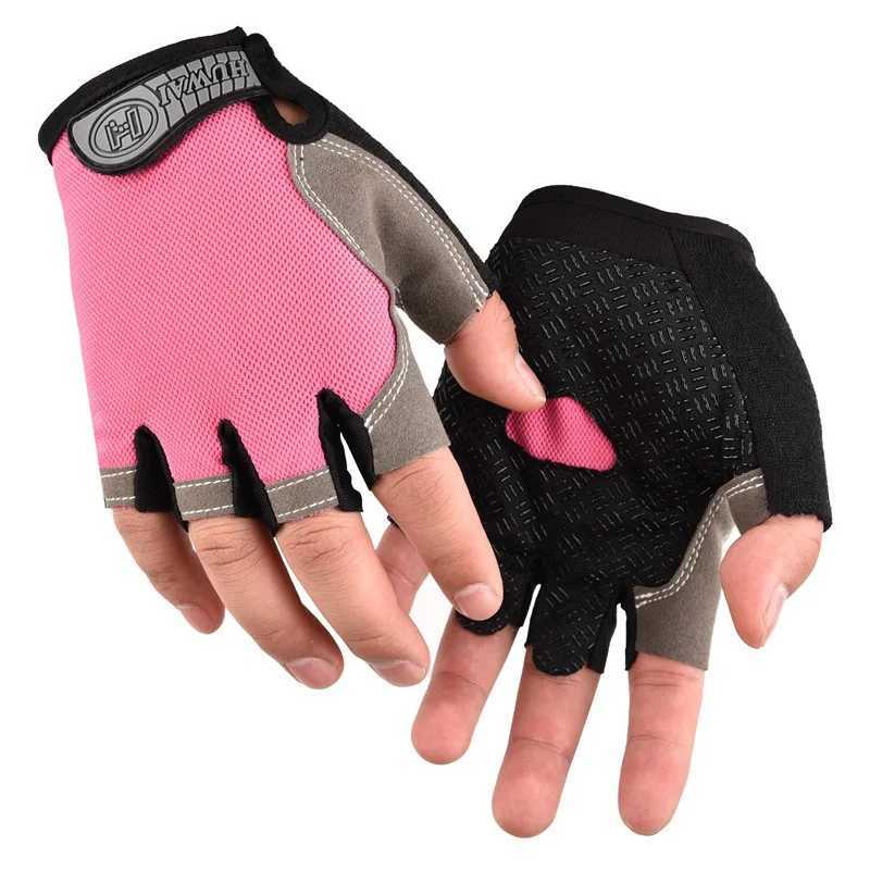 Half Finger Bicycle Gloves Mens Breathable Anti Slip MTB Bicycle Outdoor Bicycle Gloves Summer Gym Yoga Exercise Training Womens GlovesW241018