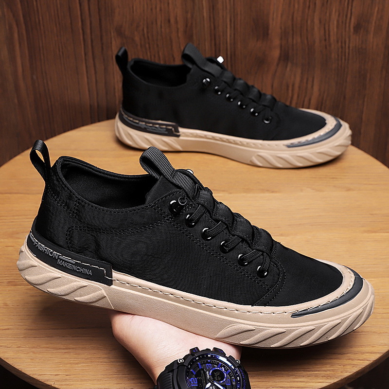 2025 NEW New Canvas Shoes Breathable Sneakers Casual Slip on Flats Fashion Loafers Men Jogging Sports Shoe atillas De Deporte porte