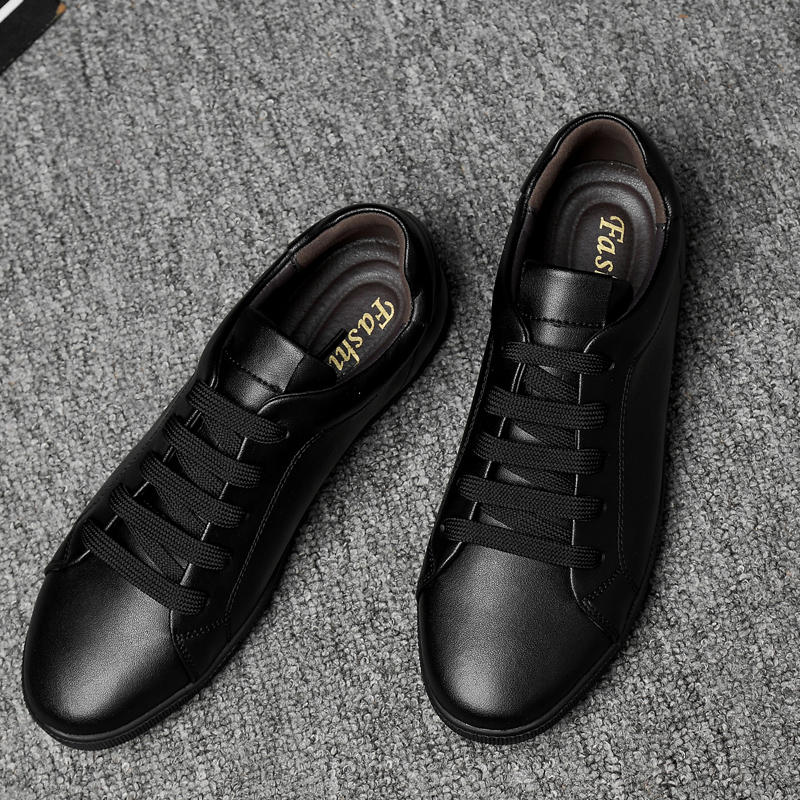 2024 New Men Casual Shoes Men Sneakers Soft Leather Men Shoes Brand Fashion Male White Shoes Skate Shoes Men Comfy Hip Hop Shoes