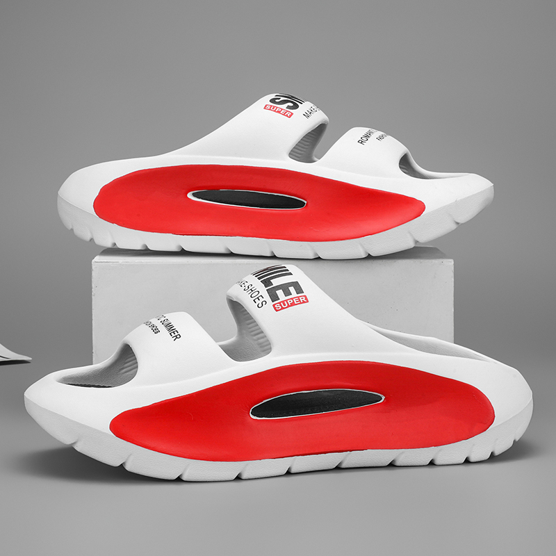 Trend Men Women Slippers Outdoor Indoor Sandals Beach Thick Soft Sole Slides Men Flip-flops Couple Slippers Men Casual Shoes