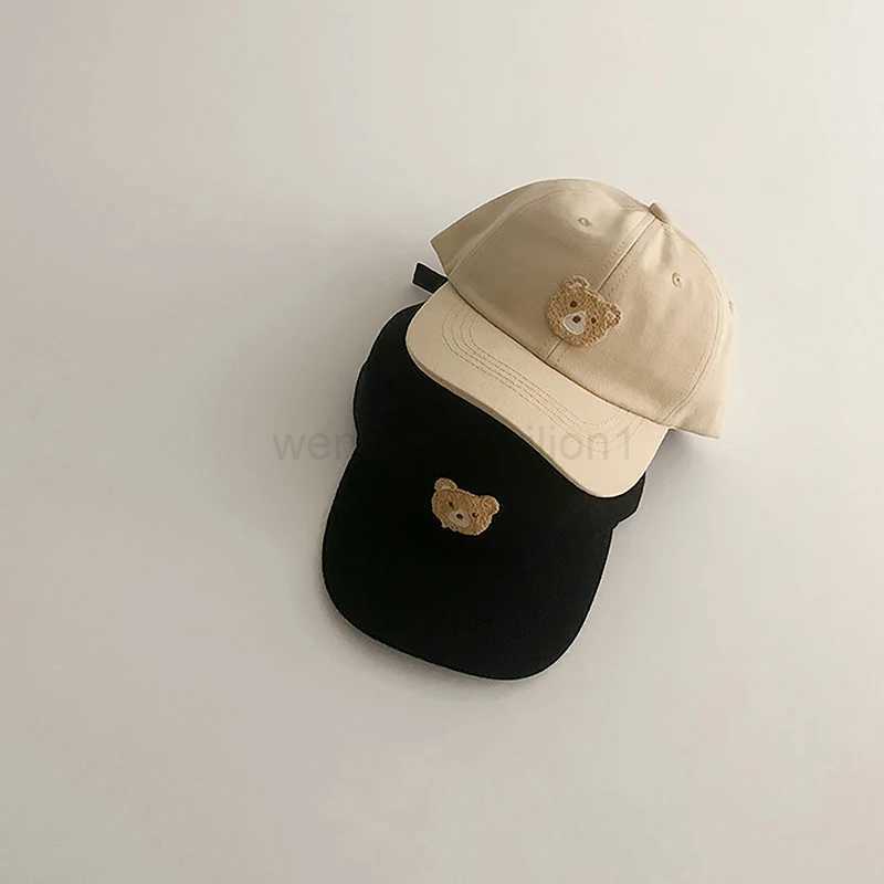 Cartoon Bear Kids Baseball Cap Summer Baby Boy Girl Sun Hat Toddler Children Adjustable Visor Caps Childrens Duckbill CapXJ240730