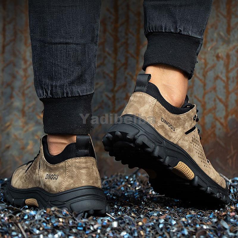 Male Construction Industrial Anti-smash Anti-puncture Work Indestructible Safety Shoes Men Steel Toe Sneakers 2024 000e