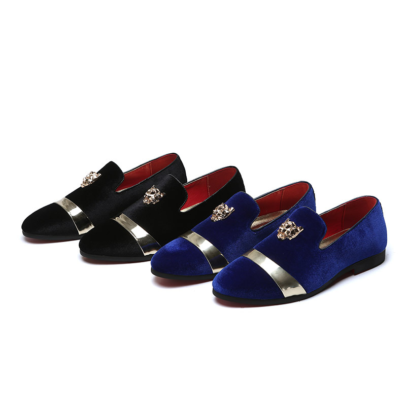 Dress Shoe 2022 Fashion Party Shoes for Men Designer Slip on Loafers Male Italian Luxury Brand Wedding Shoes Mocasines Hombre