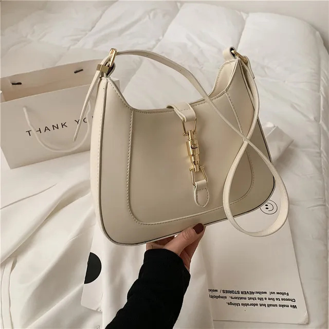 Shoulder Bags 2024 Spring Underarm Fashion Single Crossbody Simple And Generous Solid Color Messenger Handbag Women's Small Bag