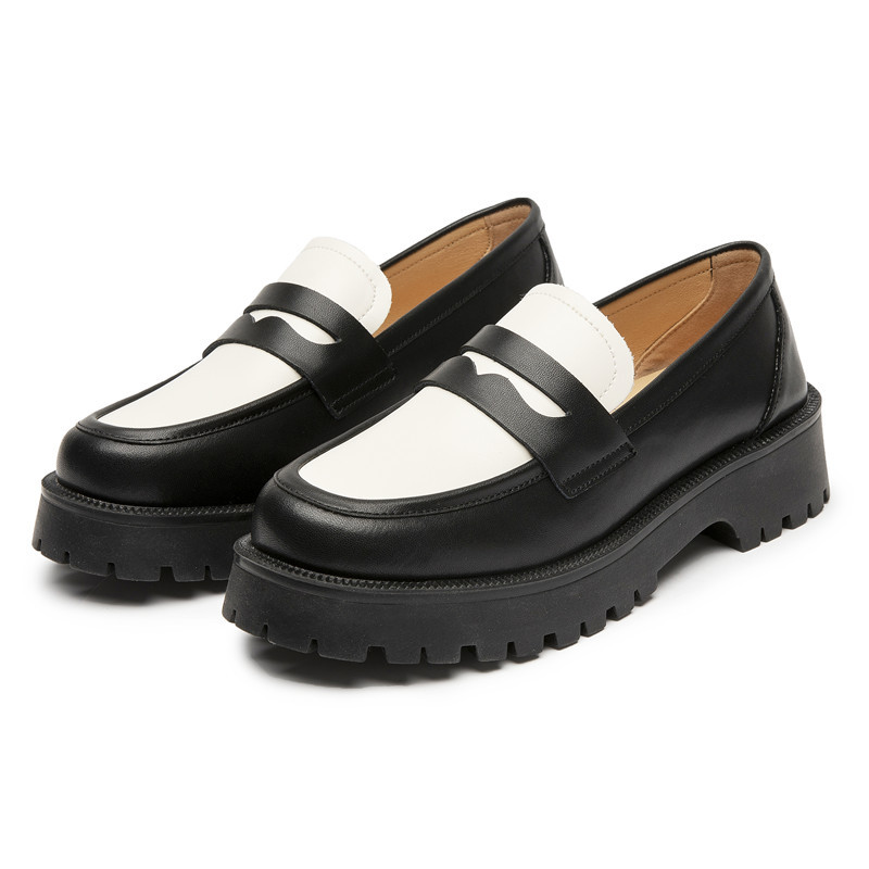 AIYUQI Loafer Shoe Woman British Style College Style Loafer Size Spring Shoes Women Genuine Leather Fashion Shoes Girls