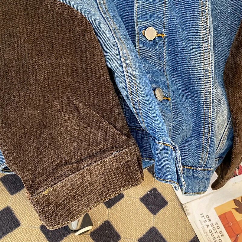 Spring Mens Solid Collar Denim Jacket Fashion Motorcycle Jeans Jacket Slim Fit Cotton Casual Jacket Size A13240813 - view 7