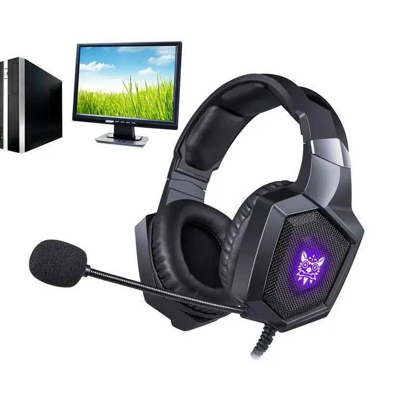 ONIKUMA K8 Gaming Headset RGB Noise Canceling Wired Headphones Gamer Headset For PC Game /XBox One/Laptop Computer AccessoriesM240729
