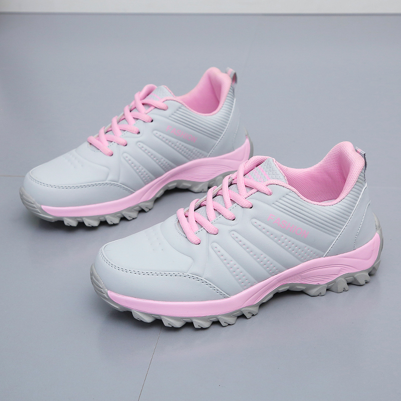 2025 new Sneakers Leather Women Fashion Breathable Running Shoes Lightweight Ladies Platform Female Walking fadc