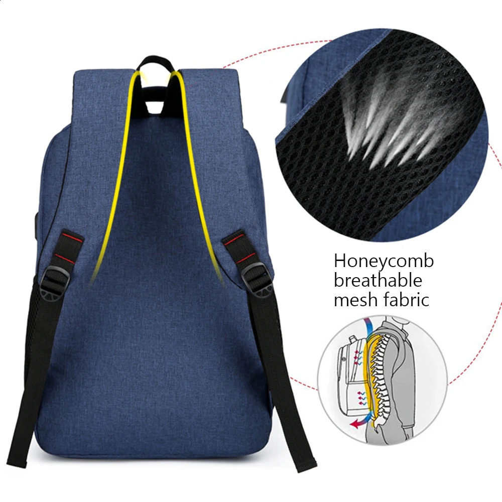 Simple and stylish backpack large capacity multifunctional suitable for business travel student computer bag 240730Zl