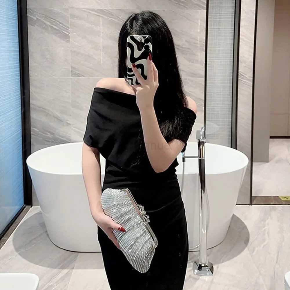 Chain Evening Bag Fashion Sparkling Rhinestone Banquet Clutch Handbags Wedding PartyXJ240730