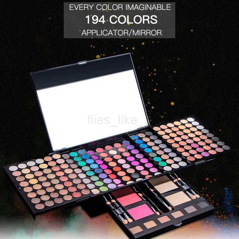 Womens makeup gift set full makeup set Lig stick gloss eyeliner eye black powder blusher foundation make-up powder waterproof eye shadow eye shadowW24