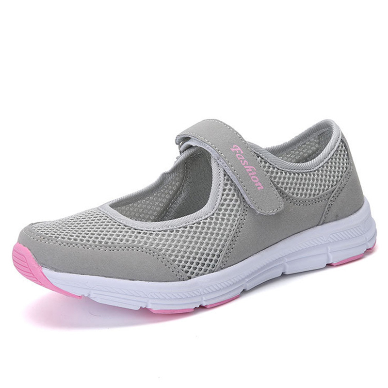 Summer Women's 2024 Sneakers: Lightweight Breathable Mesh Flat Casual Shoes for Women 4