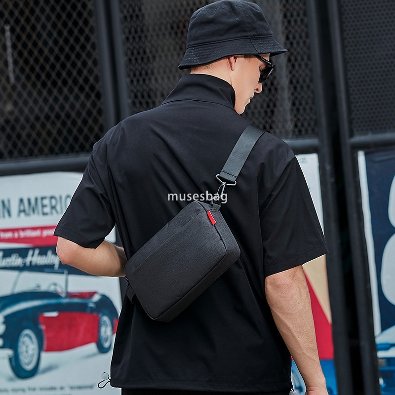 Men's messenger bag small new fashion function crossbody bag casual shoulder bag male summer sports backpack bag female
