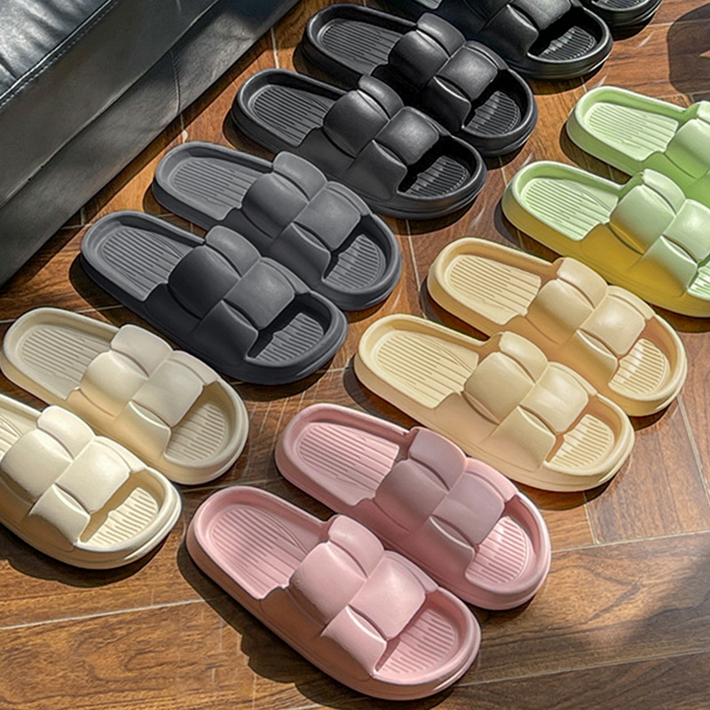 Men New Slippers Korean Summer Beach Platform Women Eva Slipper Home Slides Flip ps Couple Soft Sole Cloud Sandals 0ec6