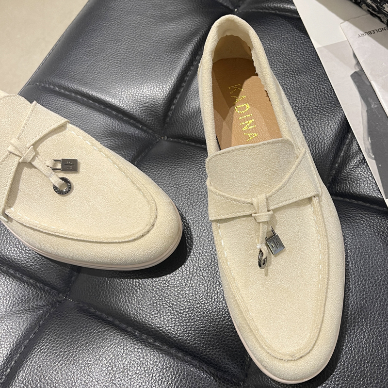 Women Sport Flats 2023 New Trend Spring Autumn Platform Suede Loafers Shoes Casual Ladies Walking Non Slip Chaussure Femme 65d3