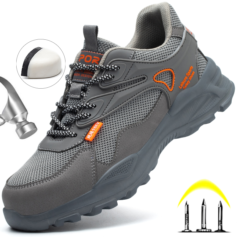 6KV Insulation Plastic Toe Men Women Safety Shoes Breathable Lightweight Indestructible Work Sneakers Boots Man f8ec