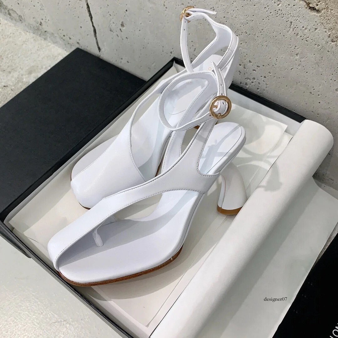 designer heels New European and American style asymmetrical high heels designer shoes woman dress shoes luxury sandal 36d7