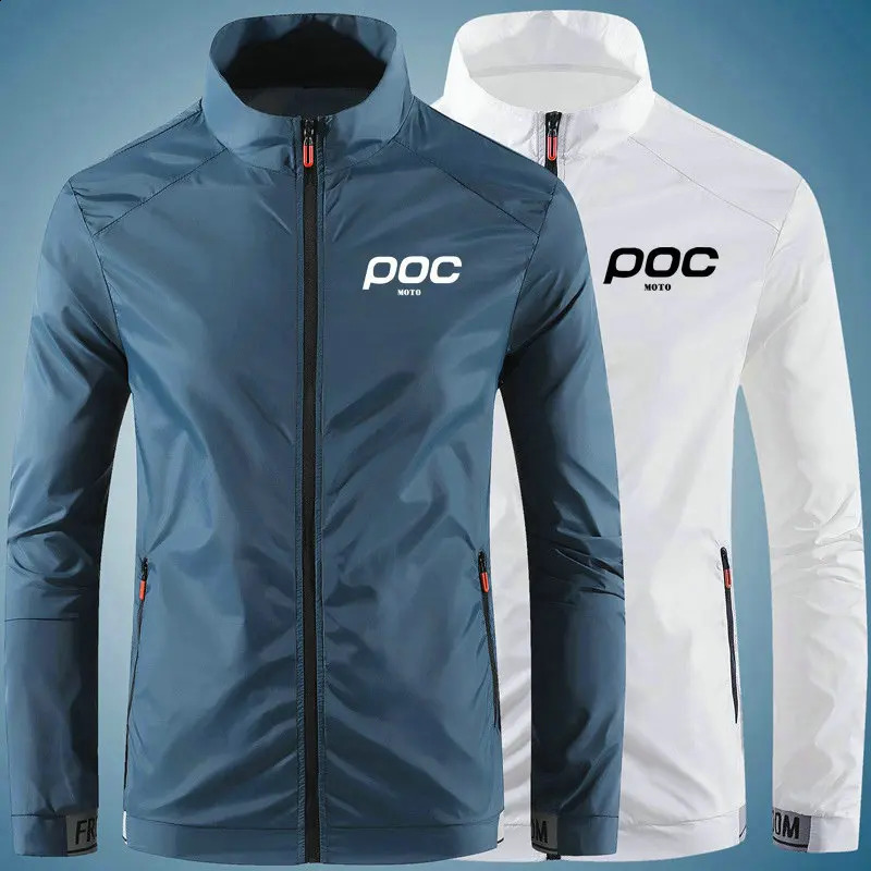 Summer Men Windproof Waterproof Cycling Jacket MTB Moto Poc Bicycle Long Sleeve Windbreaker Anti-UV Mountain Bike Wind Coat 240719