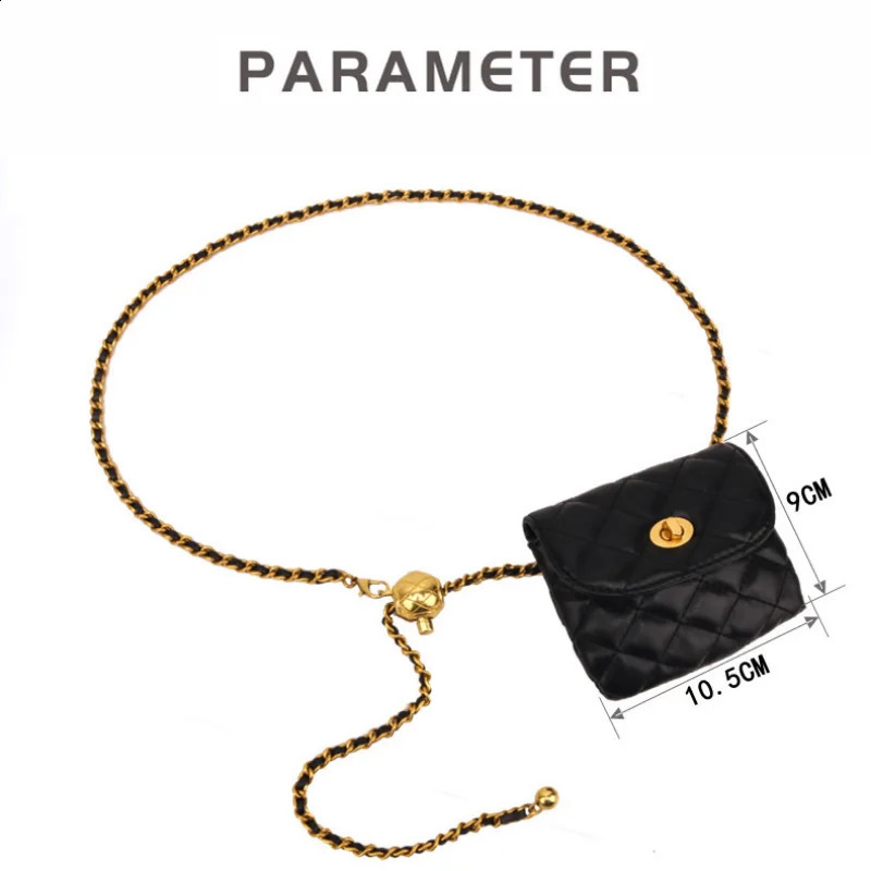 Free Shipping Chain Waist Women Fashion PU Leather Chest Bag Mini Coin Purse 240730 Deb4 4 Designer Bag Luxury Bag Tote Bag