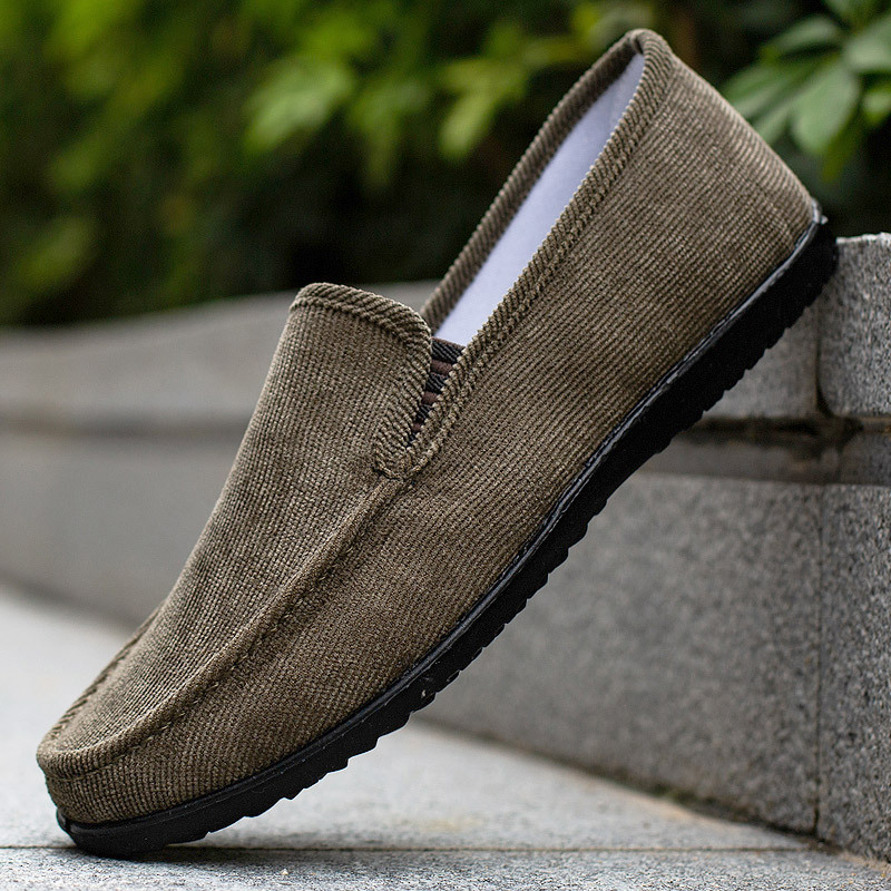 2025 NEW Cotton New Loafers Men Soft Comfortable Men s Slip On Casual Outdoor Light Breathable Walking Shoes Man Footwear f s