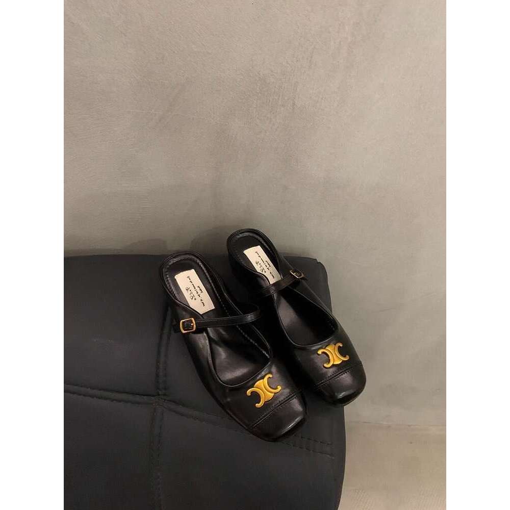 2024s Flat Comfortable Summer Soft Sole Mary Jane Small Leather Shoes