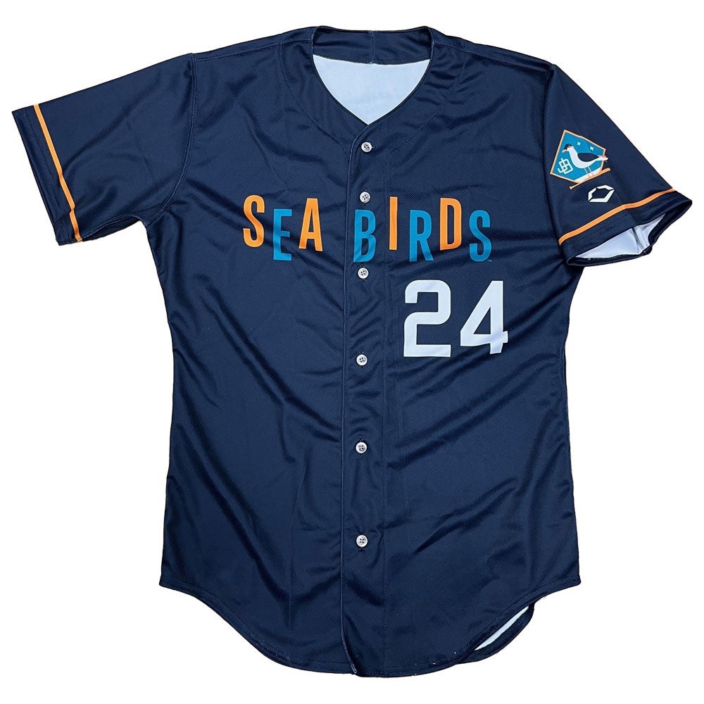 Jacksonville Jumbo Shrimp Baseball Custom Jersey Any Name Number
