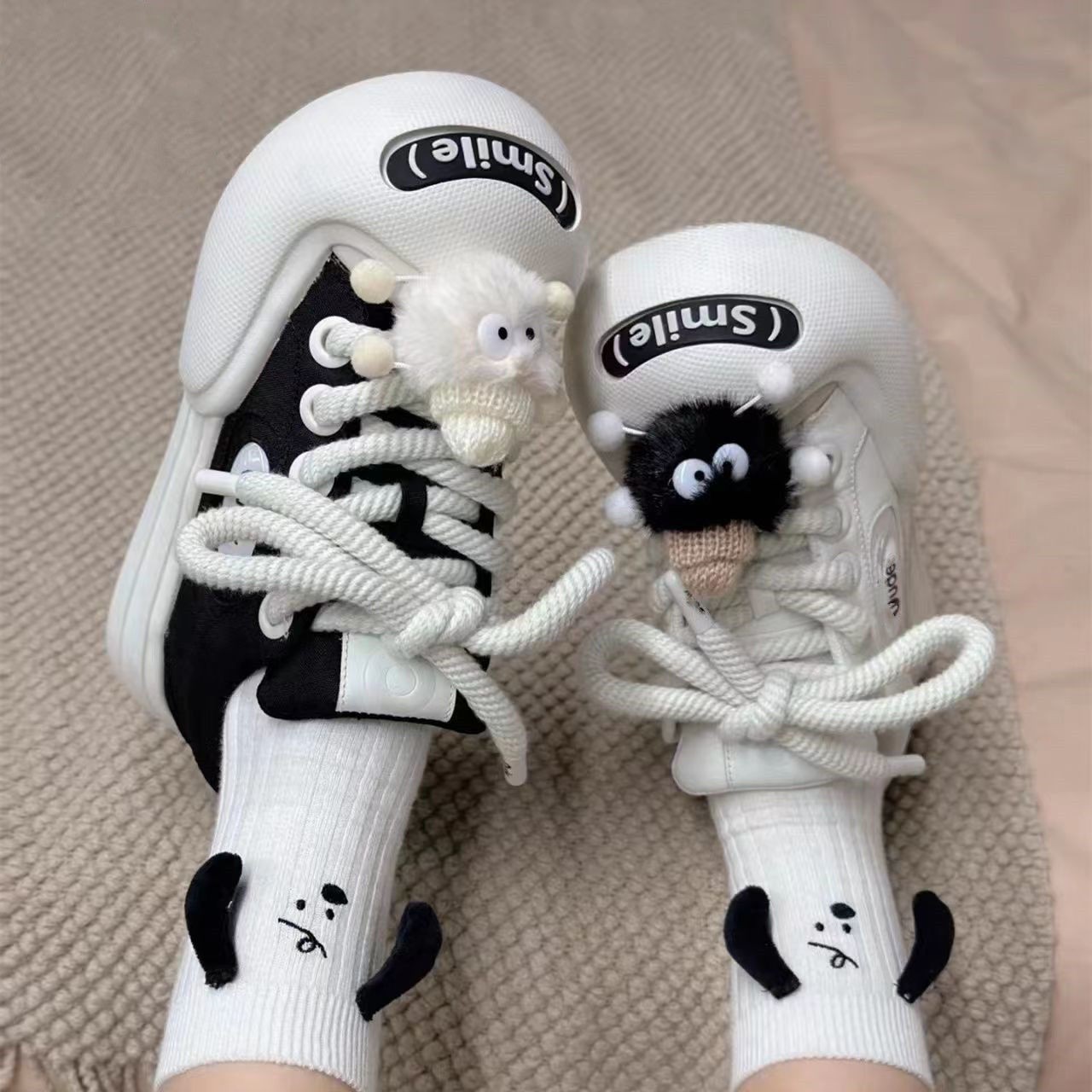 Clunky Sneaker for Womens Female Designer Platform Vulcanized Shoes Woman Girls Fashion Big Head Casual Ladies Lace Up Shoes